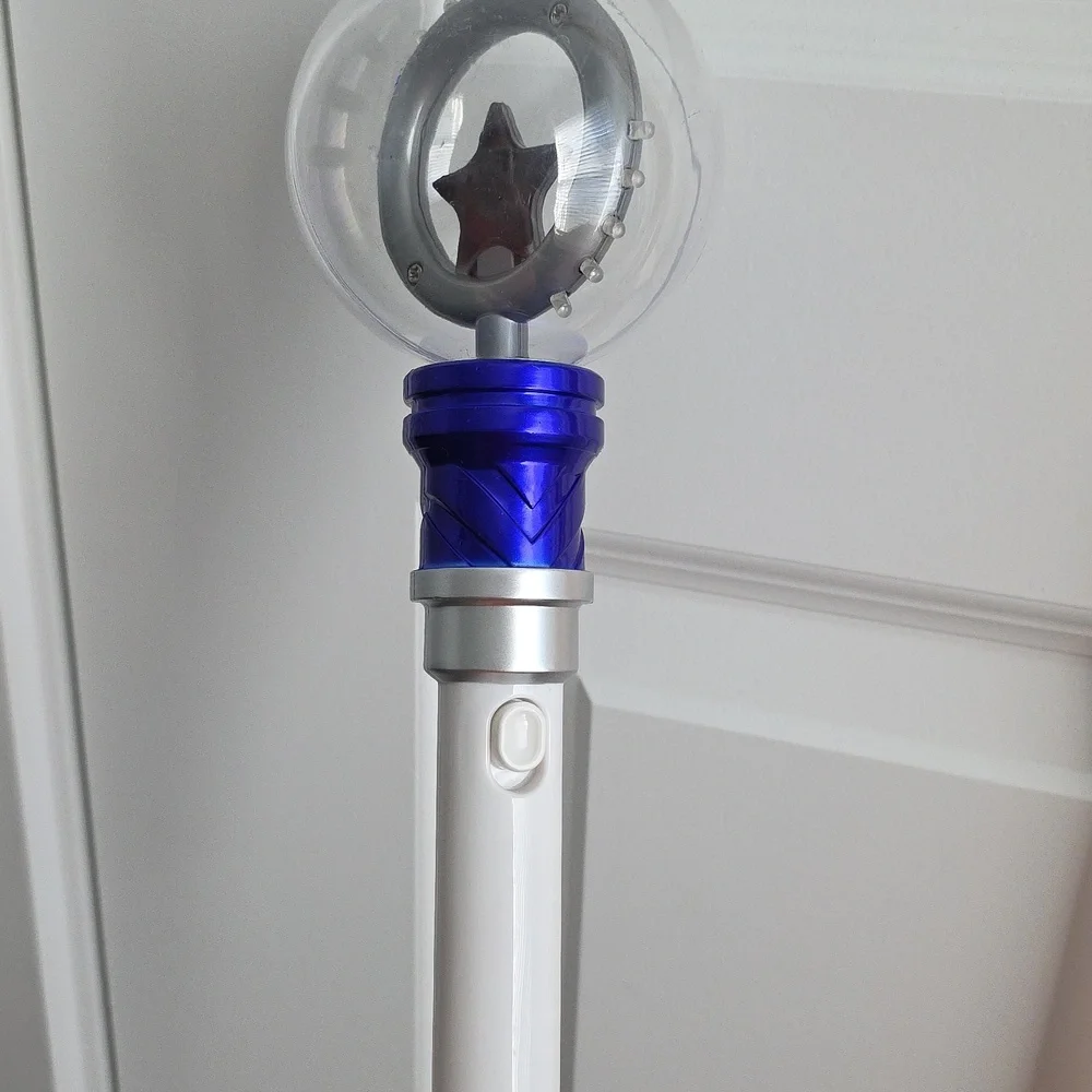 Blue and White Star Wand